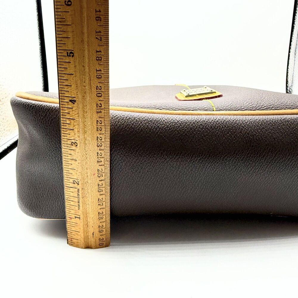 Dooney & Bourke Pebble Grain Kimberly Brown Leather Crossbody Bag - Picture 16 of 16